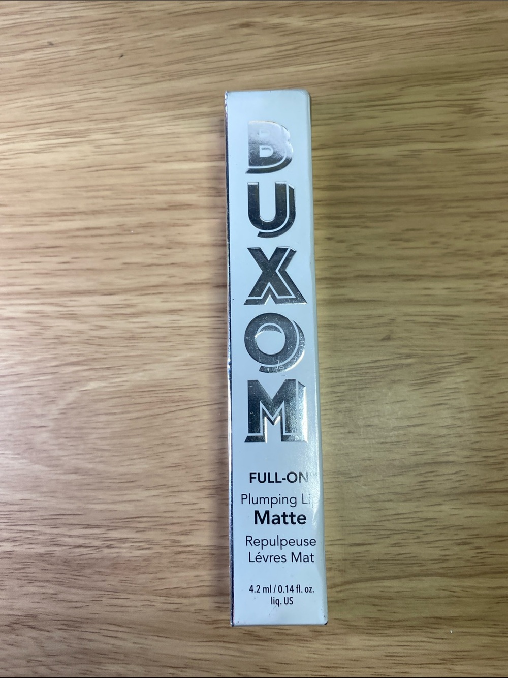 Buxom Full-On Plumping Lip Cream Matte - White & Silver Box